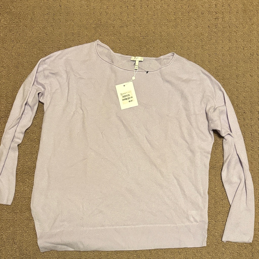 Joie Light Purple Women's Crew Neck Sweater